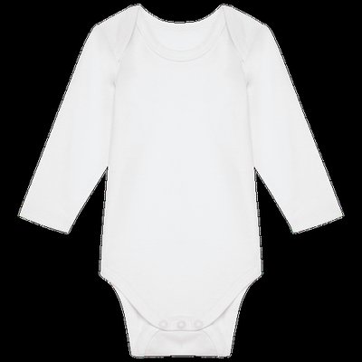 Body de algodón para bebé White 12M