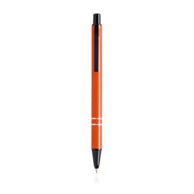 Bolígrafo de Aluminio Tinta Azul Naranja