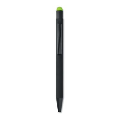 Bolígrafo negro ideal para grabado láser a color con puntero a juego Lima