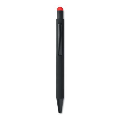 Bolígrafo negro ideal para grabado láser a color con puntero a juego