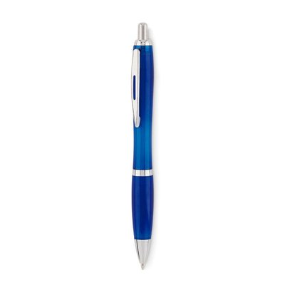 Bolígrafo RPET con Pulsador Azul