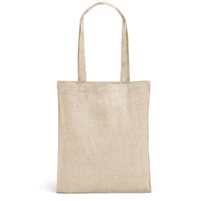 Bolsa 140g/m² Algodón y Poliéster Reciclado Natural