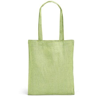 Bolsa 140g/m² Algodón y Poliéster Reciclado Verde Claro