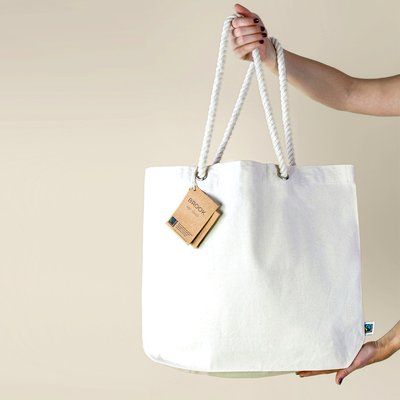 Bolsa de algodón natural Fairtrade NAT