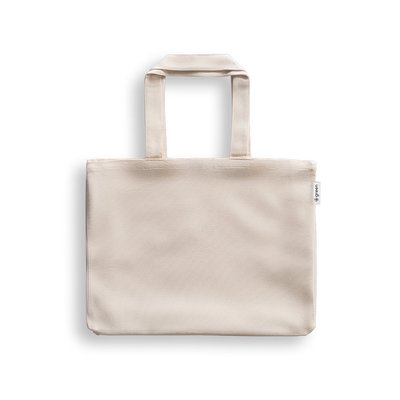 Bolsa Ancha Reciclada 280g Natural claro