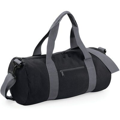 Bolsa Barril Poliéster 600D Black / Graphite Grey