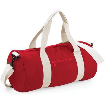 Bolsa Barril Poliéster 600D Classic Red / Off White