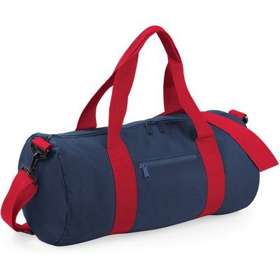 Bolsa Barril Poliéster 600D French Navy / Classic Red