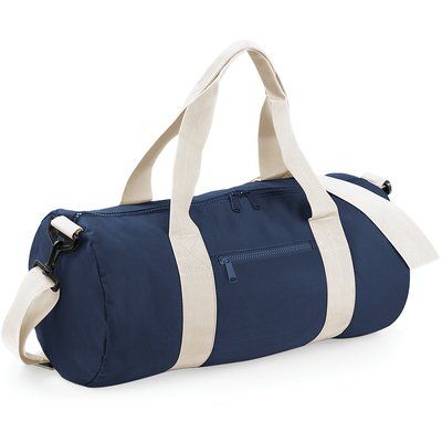 Bolsa Barril Poliéster 600D French Navy / Off White