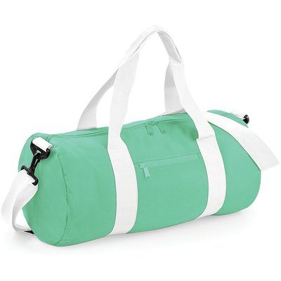 Bolsa Barril Poliéster 600D Mint Green / White