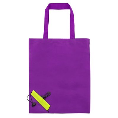 Bolsa Berenjena Plegable con Clip