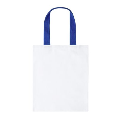 Bolsa Canvas 230g Reforzada Bicolor Azul