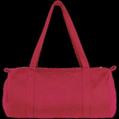 Bolsa cilíndrica 25L de felpa Hibiscus Red