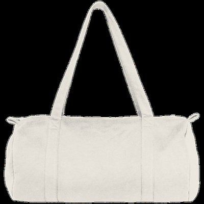 Bolsa cilíndrica 25L de felpa Ivory