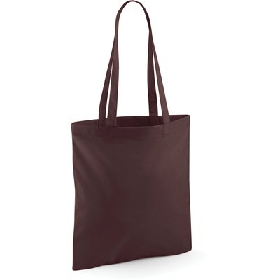 Bolsa de compra asas largas hombro CHOCOLATE