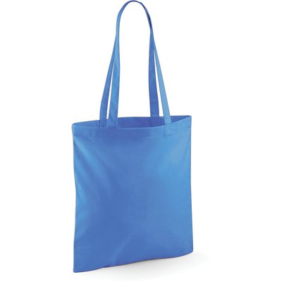 Bolsa de compra asas largas hombro Cornflower Blue