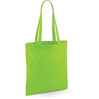 Bolsa de compra asas largas hombro Lime Green