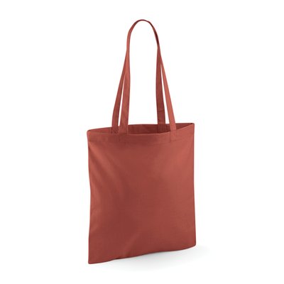 Bolsa de compra asas largas hombro Orange rust