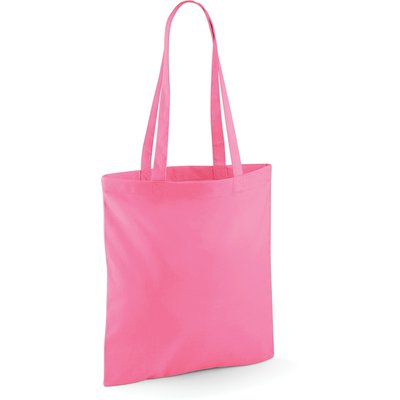 Bolsa de compra asas largas hombro True Pink