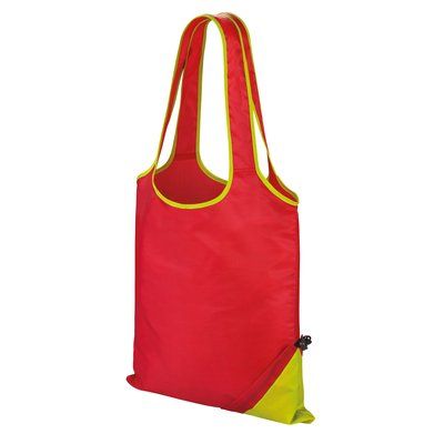 Bolsa de compra plegable Raspberry / Lime