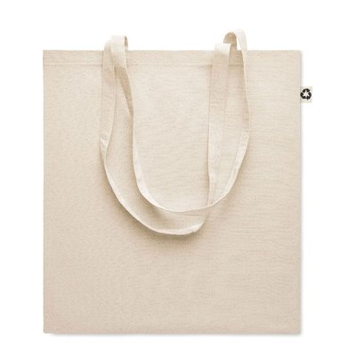 Bolsa Compra Reciclada/Natural con Asas Largas Beig