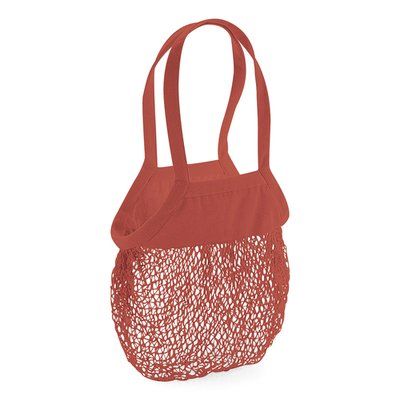 Bolsa de compras de red Orange rust