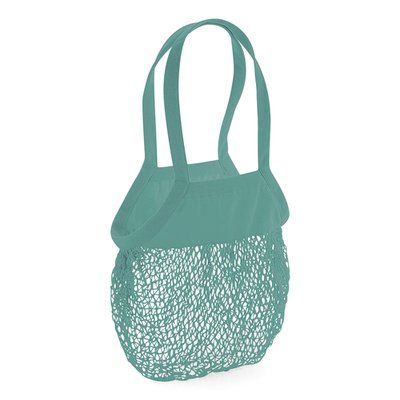 Bolsa de compras de red Sage green