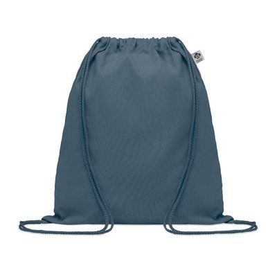 Bolsa Cuerdas Algodón Orgánico Azul