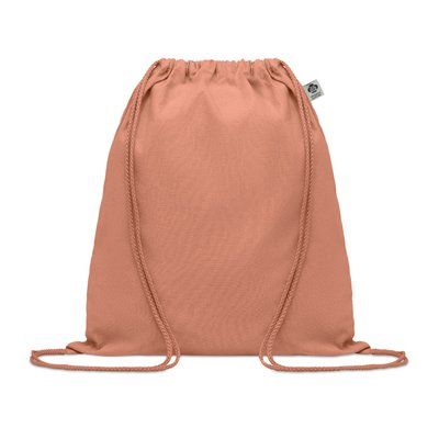 Bolsa Cuerdas Algodón Orgánico Naranja