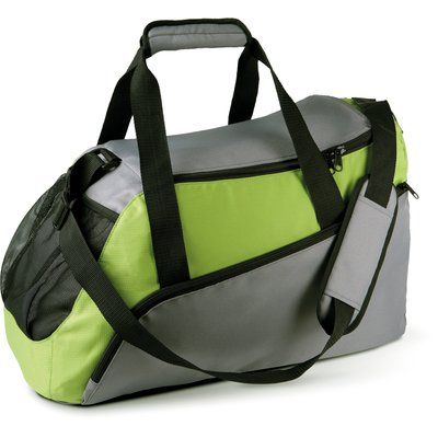 Bolsa deportiva con correa y asas Slate Grey / Burnt Lime