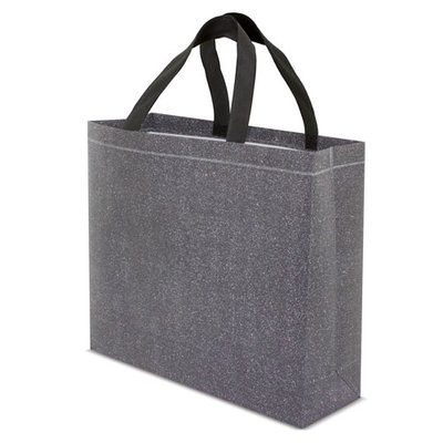 Bolsa Grande Non Woven Efecto Glitter