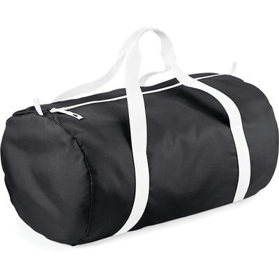 Bolsa impermeable plegable Cierre de cremallera Black / White