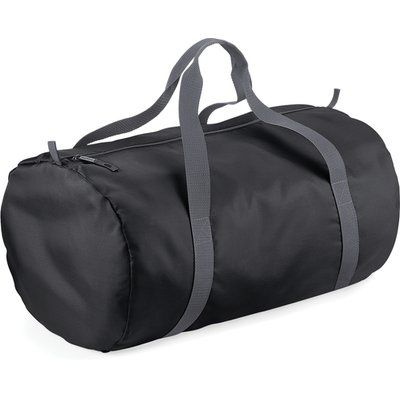 Bolsa impermeable plegable Cierre de cremallera Black