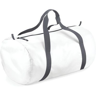 Bolsa impermeable plegable Cierre de cremallera Blanco