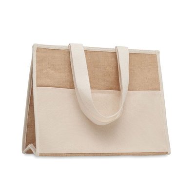 Bolsa Nevera Canvas/Yute con Velcro