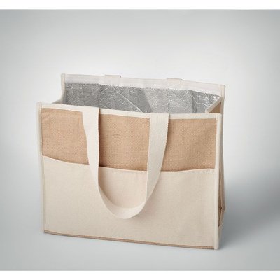 Bolsa Nevera Canvas/Yute con Velcro