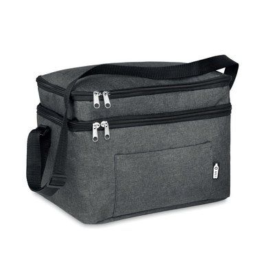 Bolsa Nevera Doble en RPET 600D Negro