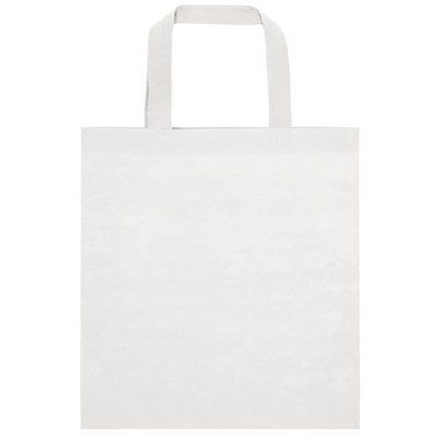 Bolsa Non Woven de Asa Corta Blanco