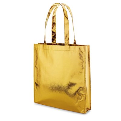 Bolsa Non-Woven brillante Dorado