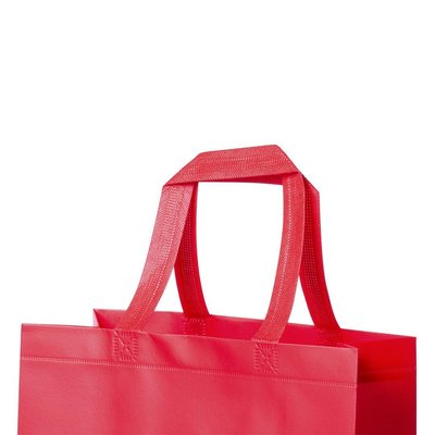 Bolsa non-woven laminado de asas cortas reforzadas