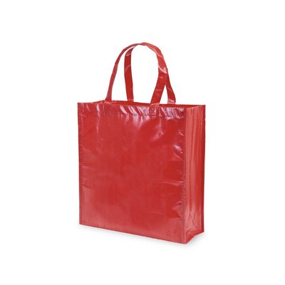 Bolsa non-woven laminado resistente Rojo