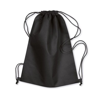 Bolsa non woven cuerdas a juego Negro