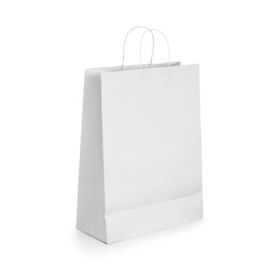 Bolsa de papel blanca