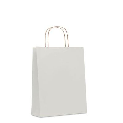 Bolsa de Papel Mediana 25x32 Blanco