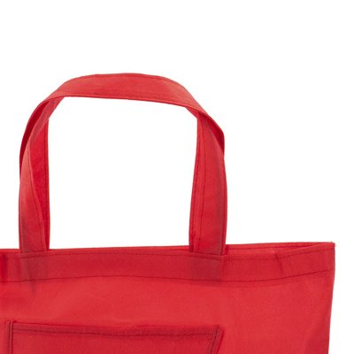 Bolsa pequeña plegable en non woven ribete color