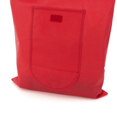 Bolsa pequeña plegable en non woven ribete color