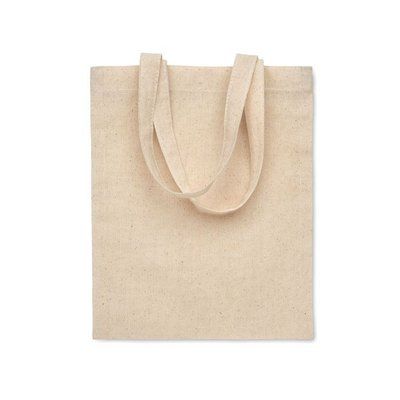 Bolsa Pequeña Regalo Algodón con Asas Beige