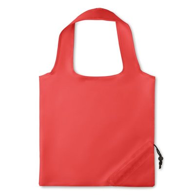 Bolsa Plegable 210D con Cordón Rojo