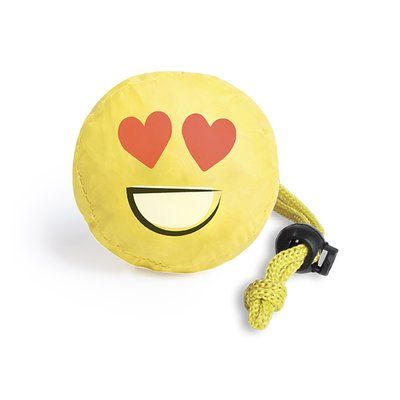 Bolsa plegable emoji en poliéster Acor