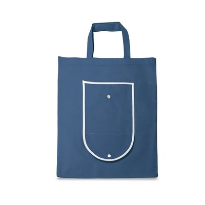 Bolsa Plegable Non-Woven Azul